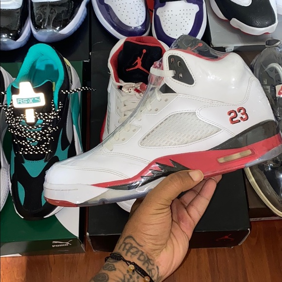 Jordan 5 fire red - Picture 1 of 3